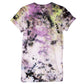Lime Pink Green Confetti black sprinkle unisex cotton tie dyed tee soft t-shirt