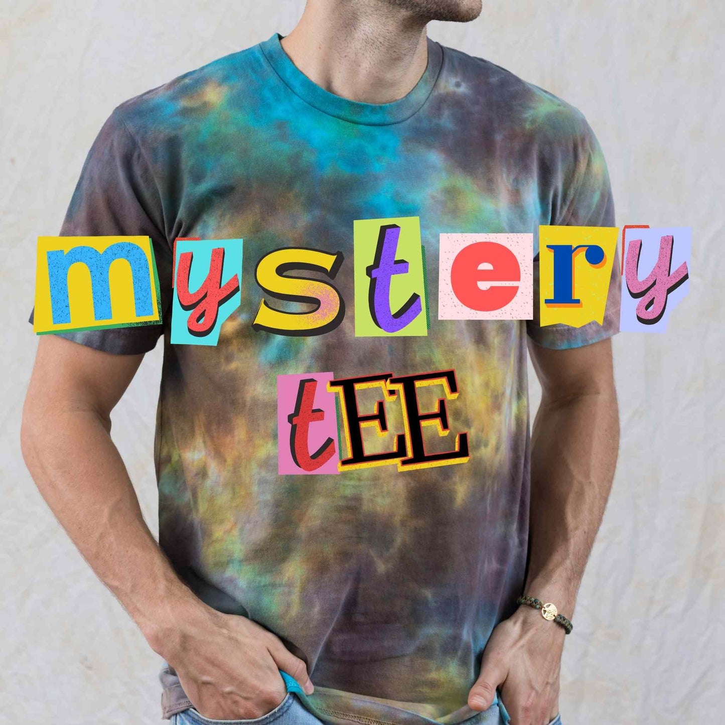 One-of-a-Kind Mystery Tie Dye Shirt: Pure 100% Cotton Tee by Masha Apparel
